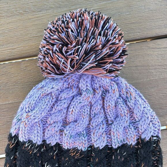 Smartwool Isto Retro Multicolor Knit Pom-Pom merino wool warm Women’s Beanie NWT - Picture 3 of 8